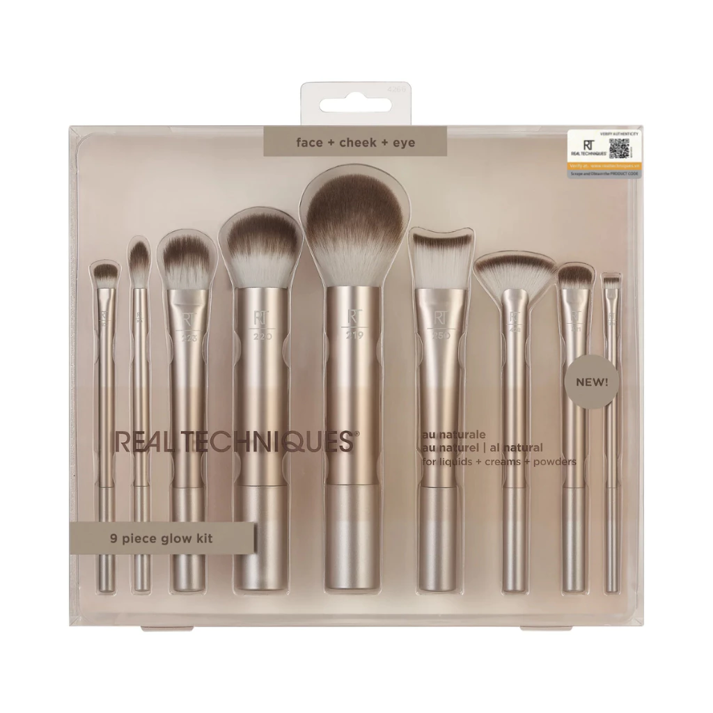 Bộ Cọ Trang Điểm RT Real Techniques Au Naturale Brush Kit 9 Piece Set 4266