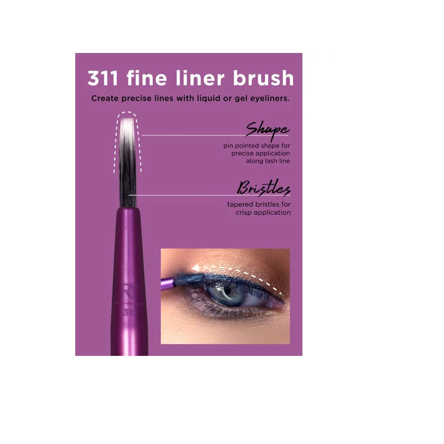 Bộ Cọ 5 Cây Dành Cho Mắt Có Ống Đựng RT REAL TECHNIQUES Enhanced Eye Brush Set 91534