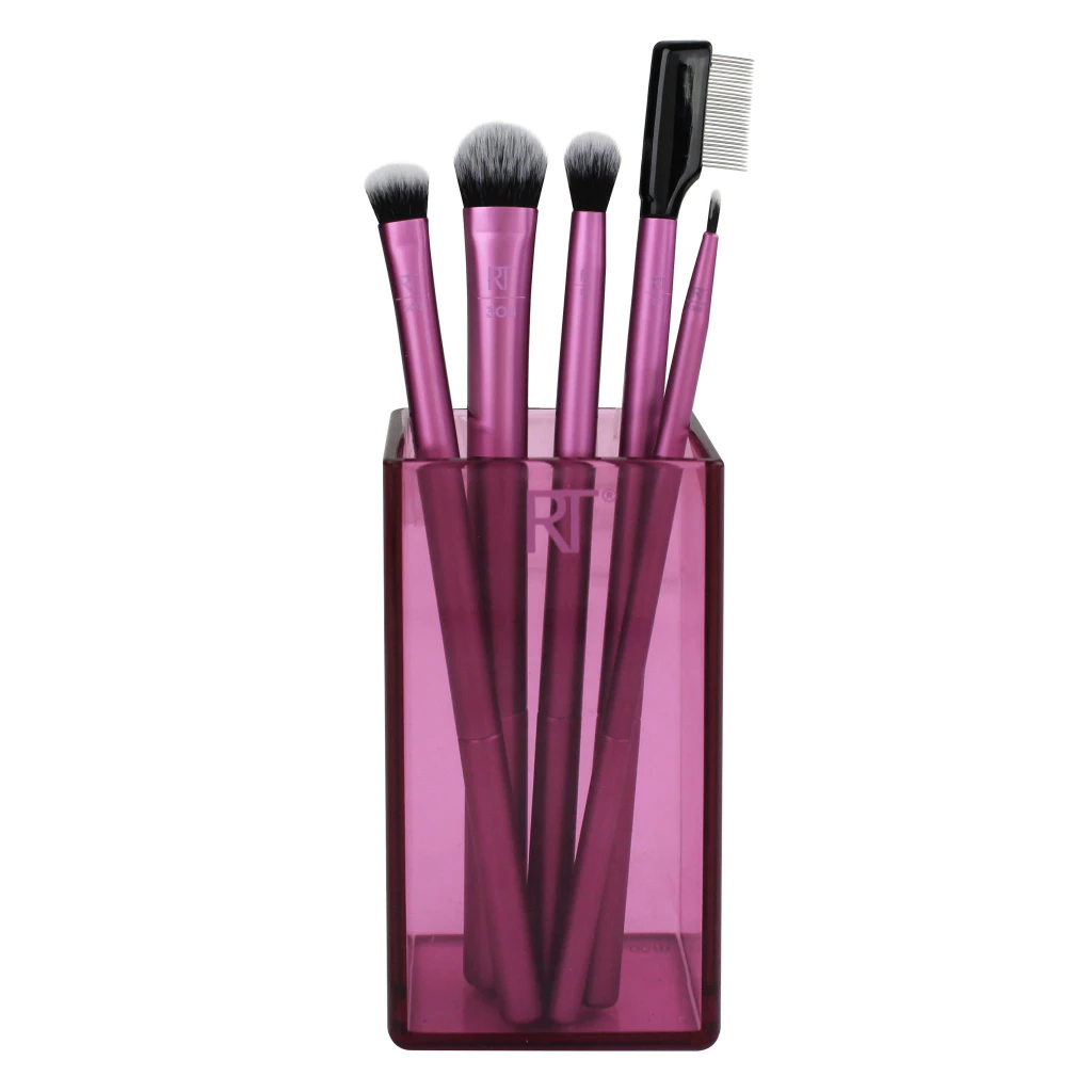 Bộ Cọ 5 Cây Dành Cho Mắt Có Ống Đựng RT REAL TECHNIQUES Enhanced Eye Brush Set 91534