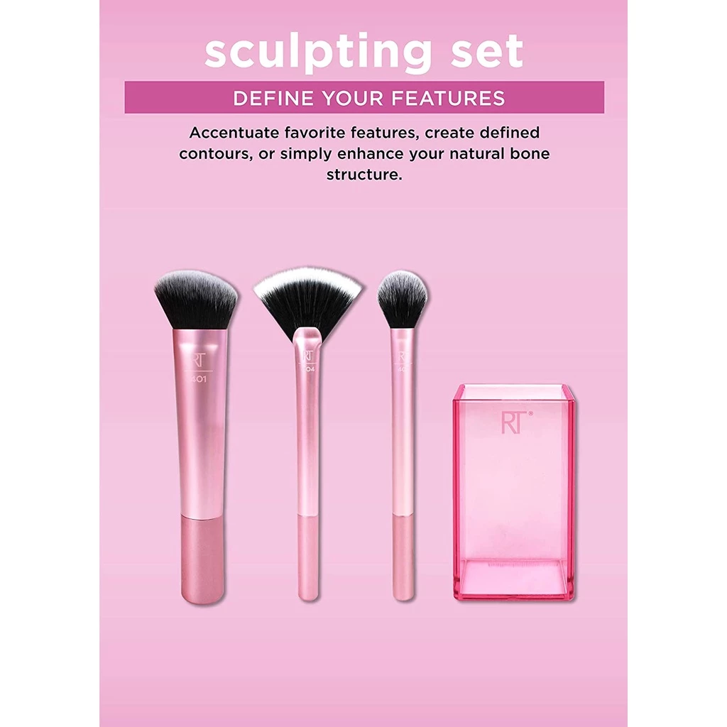 Bộ Cọ Tạo Khối Và Highlight RT Real Techniques Cruelty Free Sculpting Set 91561