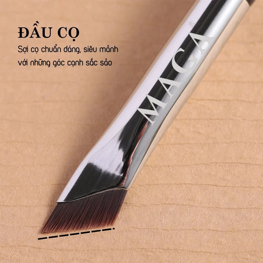 Cọ Tém Xéo Vẽ Đuôi Mắt / Chân Mày Cực Mảnh Cao Cấp MAGA Flat Eyeliner MA111