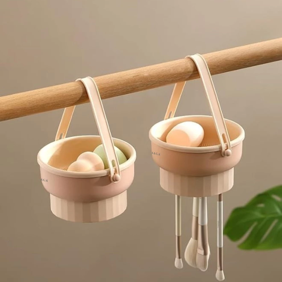 Bộ Dụng Cụ Vệ Sinh Cọ Trang Điểm Và Giặt Mút Trang Điểm Cao Cấp MAGA 3 in 1 Makeup Brush Cleaner Mat MA113