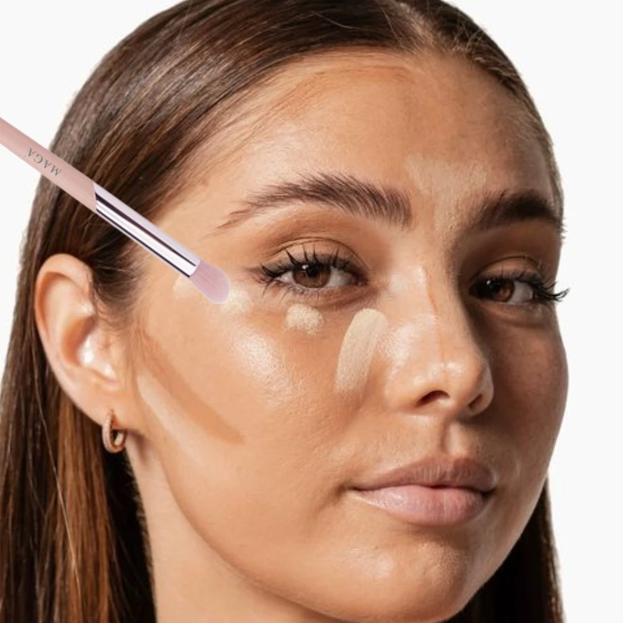 Cọ makeup khối mũi che khuyết điểm MAGA Pink Angled Shadow MA12