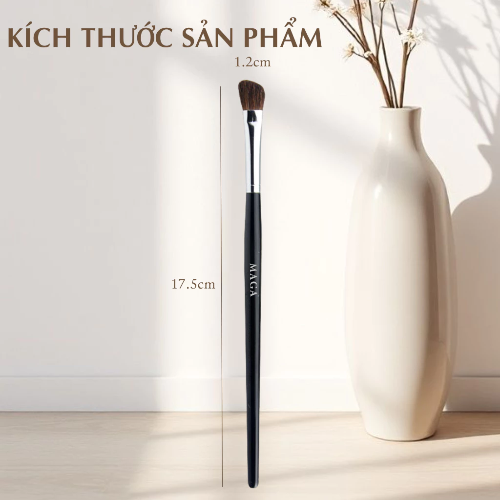 Cọ Tạo Khối Mũi Đầu Xéo MAGA Pro Pink Angled Shadow Brush MA13 – Lông Mềm