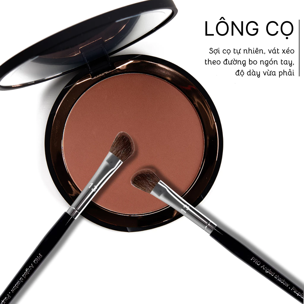 Cọ Tạo Khối Mũi Đầu Xéo MAGA Pro Pink Angled Shadow Brush MA13 – Lông Mềm