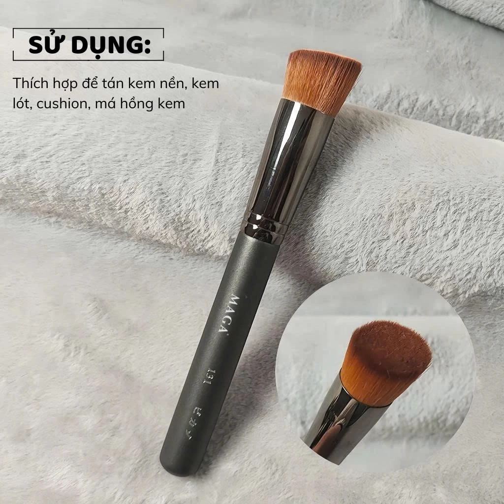 Cọ Trang Điểm Tán Kem Nền Xéo MAGA Foundation Brush MA131