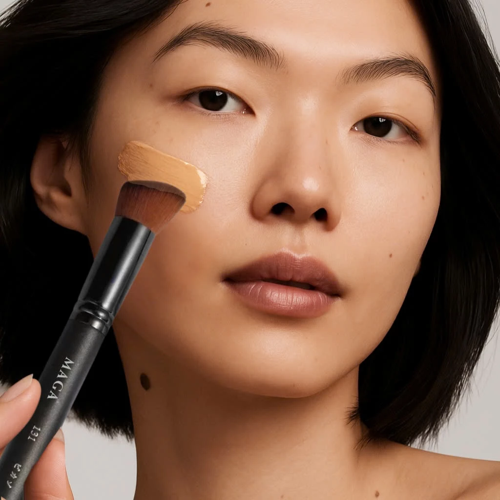 Cọ Trang Điểm Tán Kem Nền Xéo MAGA Foundation Brush MA131