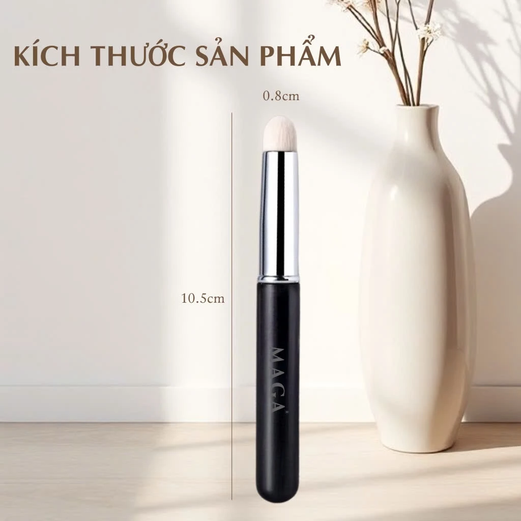 Cọ Đánh Môi Có Nắp Đậy Chính Hãng MAGA Lip Brush Retractable Brush MA19
