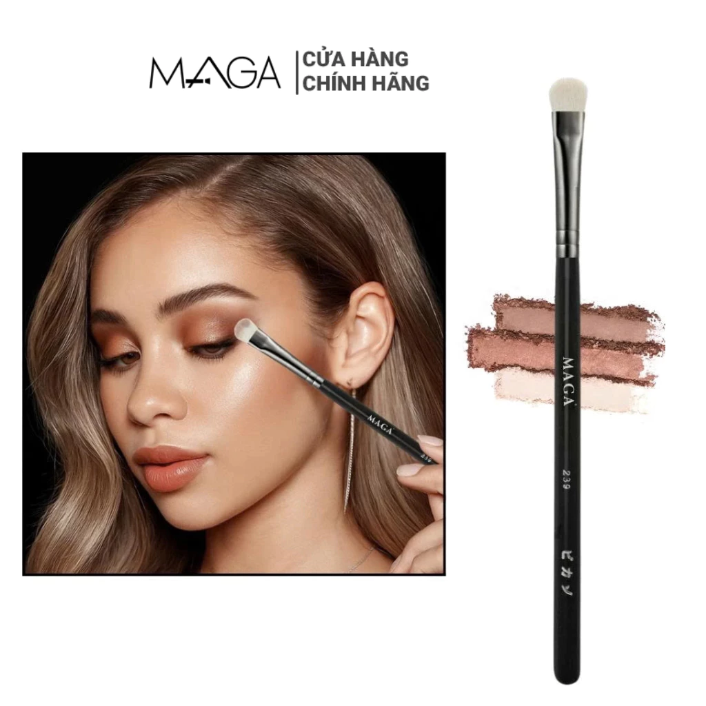 Cọ tán bầu mắt lông siêu mềm bám phấn MAGA Eye Shadow MA239