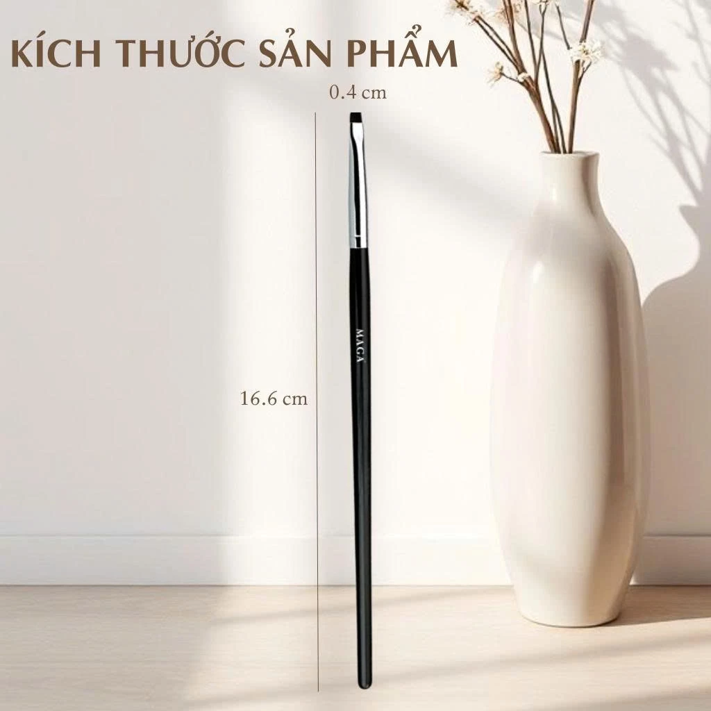 Cọ Trang Điểm Vẽ Bọng Mắt Vẽ Eye Liner MAGA Pro 32 Tightline Eyeliner Brush MA32