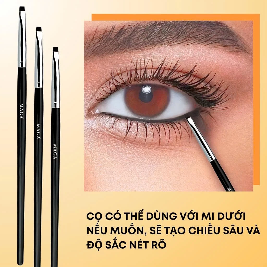 Cọ Trang Điểm Vẽ Bọng Mắt Vẽ Eye Liner MAGA Pro 32 Tightline Eyeliner Brush MA32