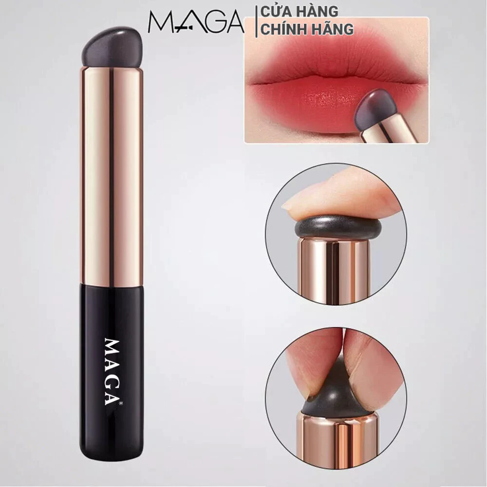 Cọ Tán Son Môi Silicone Hiệu Ứng Ombre Che Khuyết Điểm Dưỡng Môi MAGA Silicone Lip Brush MA38