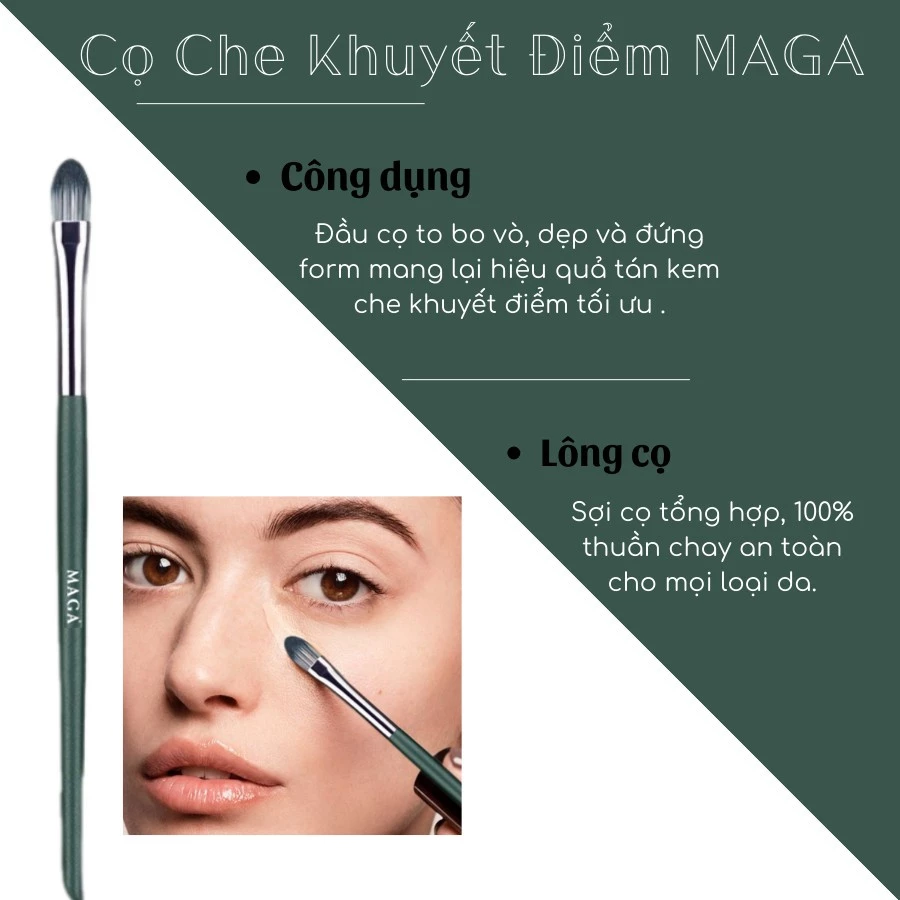 Cọ Che Khuyết Điểm Tán Son MAGA Pro Concealer Pro MA53