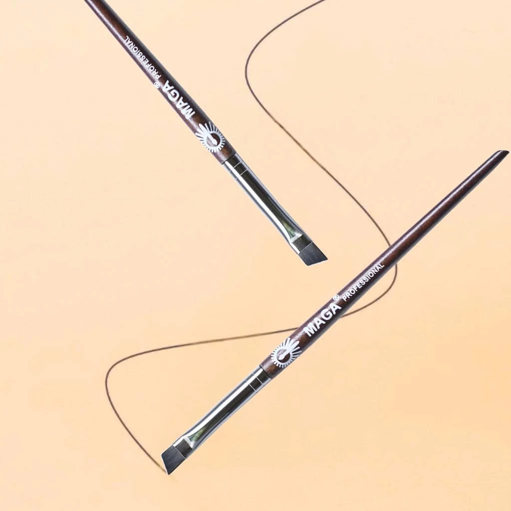 Cọ trang điểm kẻ liner tán chân mày cao cấp 28 MAGA Eye Brow Mini mã loại MA56