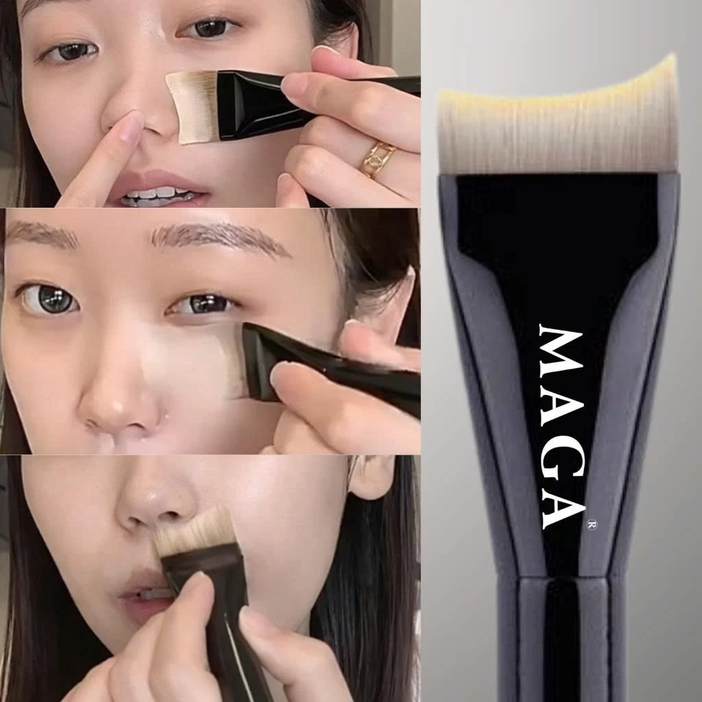 Cọ Dẹt Dàn Nền Đánh Lót Đánh Kem Nền Dạng Lỏng Siêu Bóng Da Và Mỏng Nhẹ MAGA Foundation Brush MA801