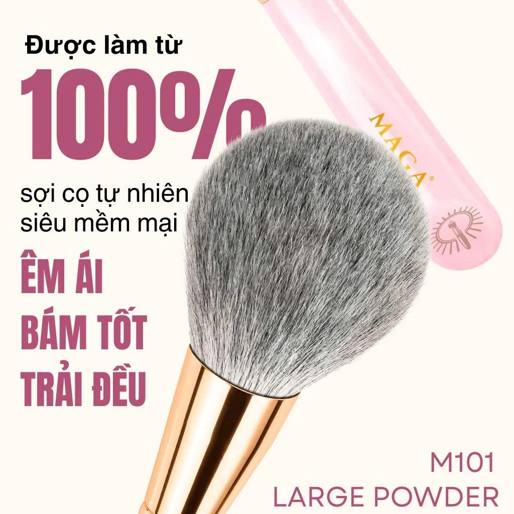 Cọ trang điểm phủ phấn MAGA Large Powder MAGA101