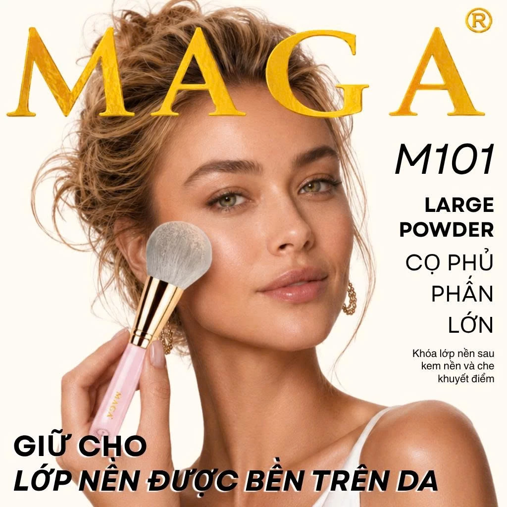 Cọ trang điểm phủ phấn MAGA Large Powder MAGA101