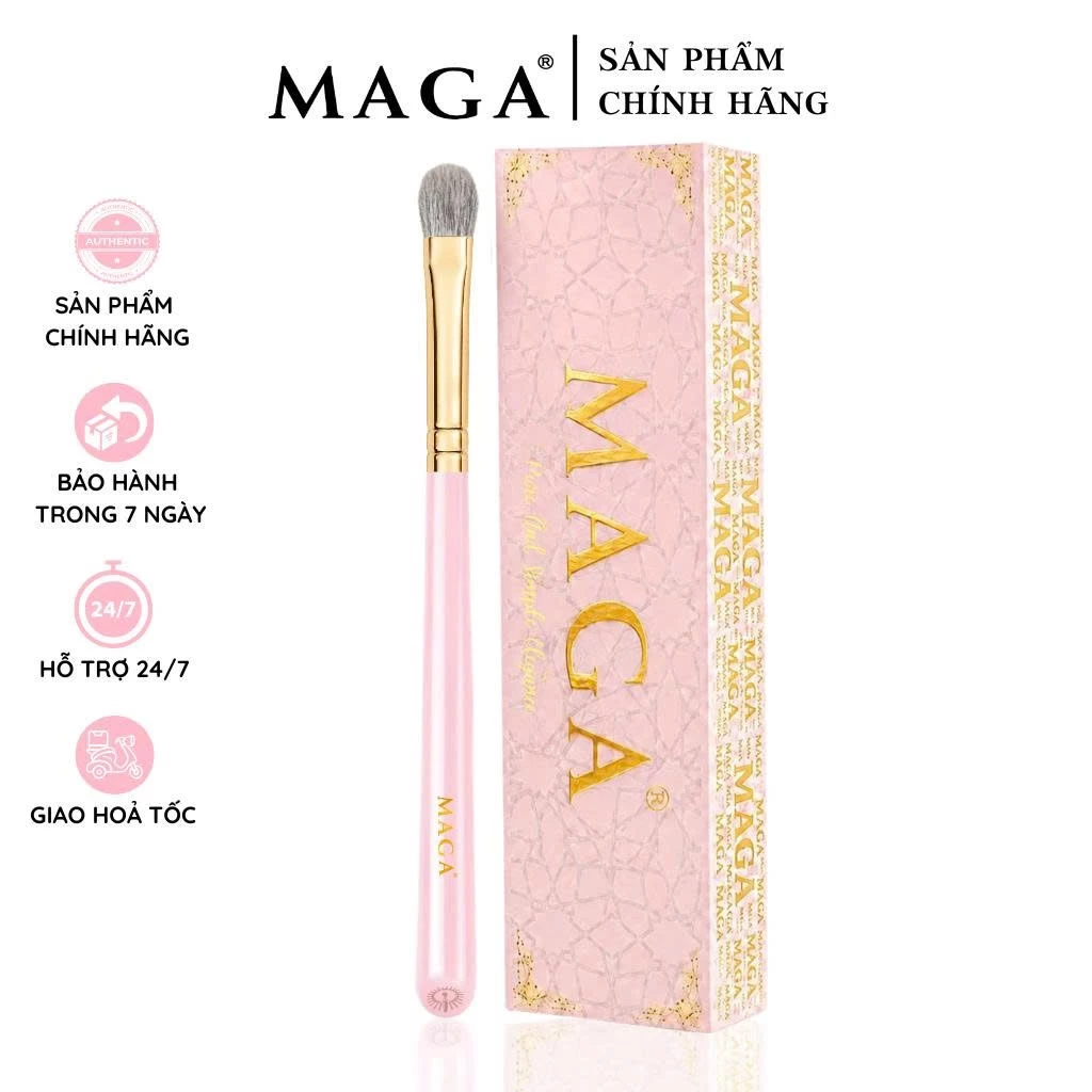 Cọ Tán Màu Mắt Lớn MAGA Large Eye Shadow MAGA108 Lông Mềm Bám Phấn Tốt