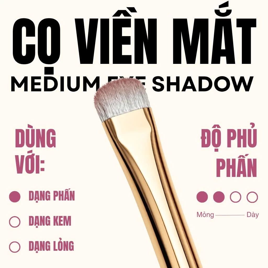 Cọ Nhấn Cọ Viền Mắt Tô Mắt Dưới MAGA Medium Eye Shadow MAGA109