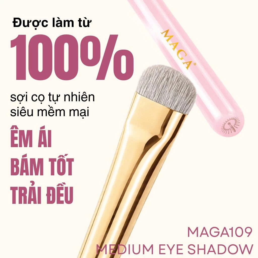 Cọ Nhấn Cọ Viền Mắt Tô Mắt Dưới MAGA Medium Eye Shadow MAGA109