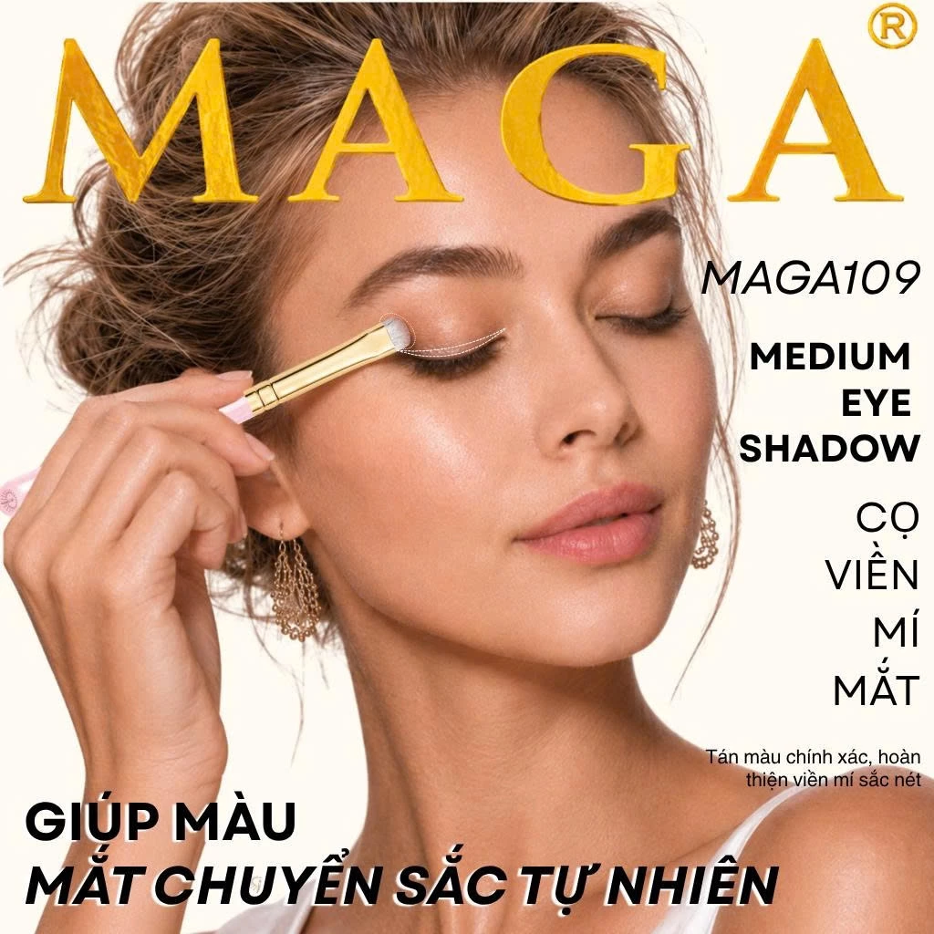 Cọ Nhấn Cọ Viền Mắt Tô Mắt Dưới MAGA Medium Eye Shadow MAGA109