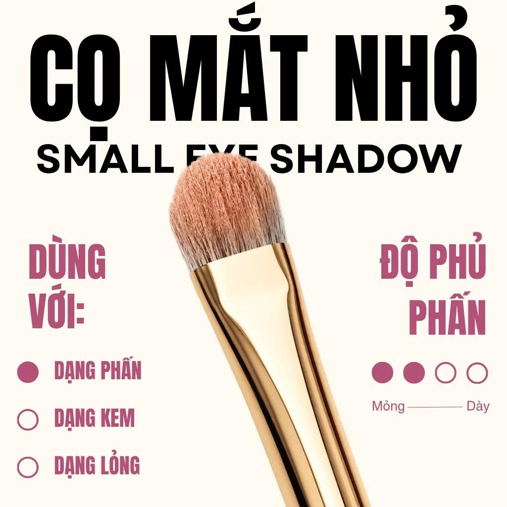 Cọ Blend Màu Mắt - Cọ Tán Màu Mắt MAGA Small Eye Shadow MAGA112