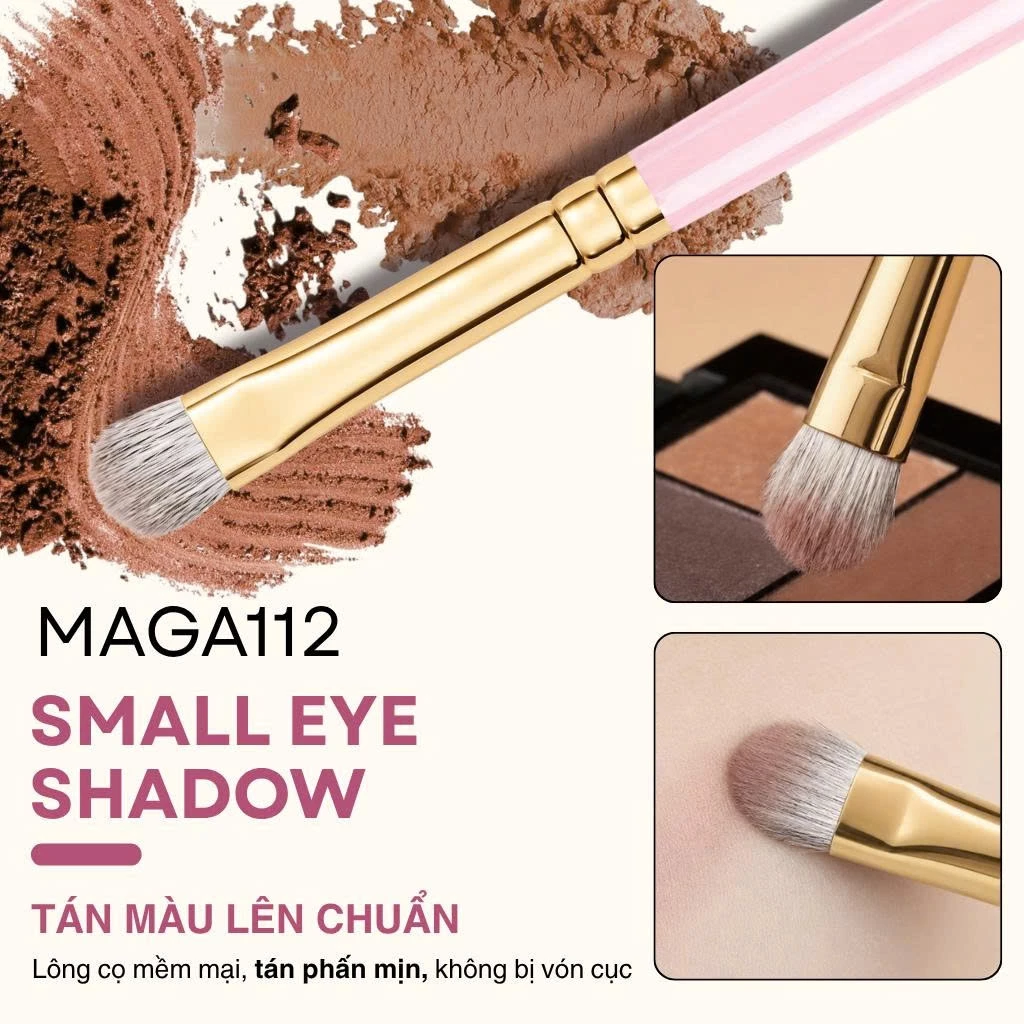 Cọ Blend Màu Mắt - Cọ Tán Màu Mắt MAGA Small Eye Shadow MAGA112