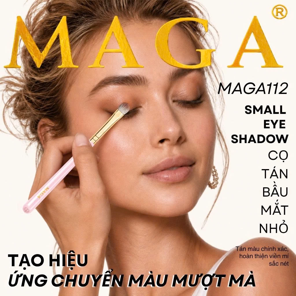 Cọ Blend Màu Mắt - Cọ Tán Màu Mắt MAGA Small Eye Shadow MAGA112