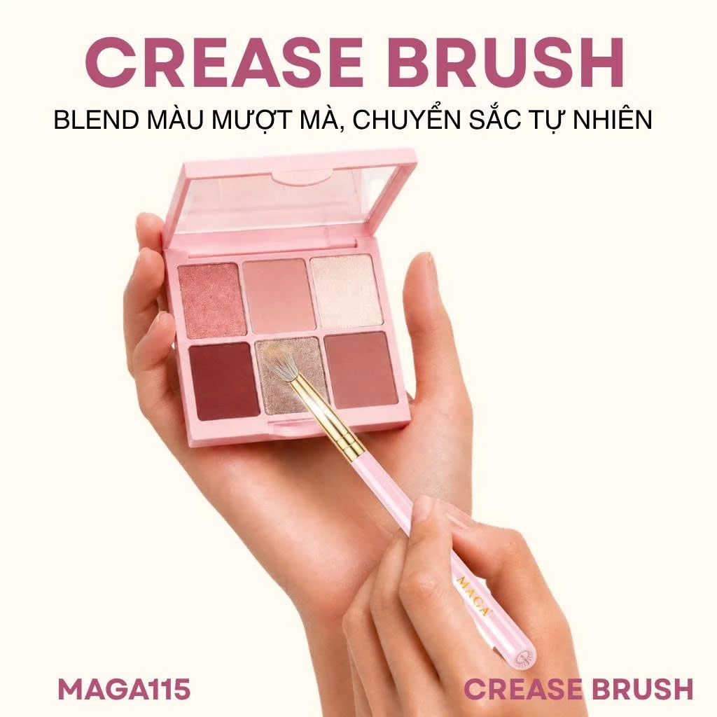 Cọ Tán Bầu Mắt Blend Màu Mắt MAGA Crease Brush MAGA115