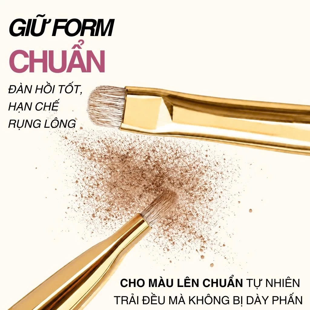 Cọ makeup mí dưới tán bầu mắt MAGA Small Smudge Brush MAGA117