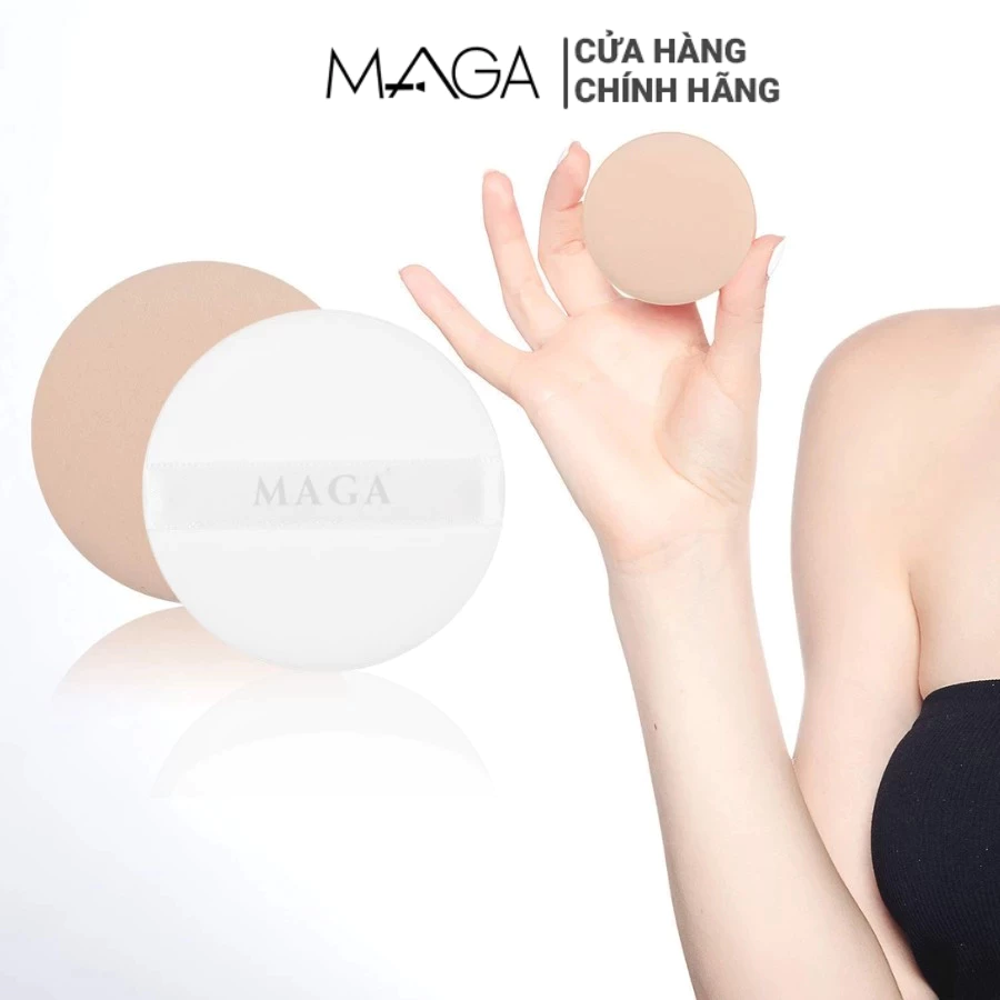 Mút Tán Phấn Nước Cushion Chính Hãng MAGA Air Cushion Kem Nền Siêu Ăn Phấn Lành Tính MAM25