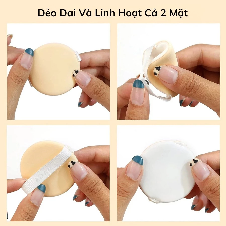 Mút Tán Phấn Nước Cushion Chính Hãng MAGA Air Cushion Kem Nền Siêu Ăn Phấn Lành Tính MAM25