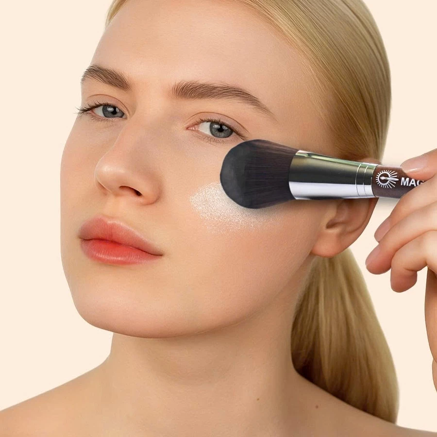 Cọ Trang Điểm Phủ Phấn Đầu To MAGA Powder Brush MAP03 – Lông Mềm, Tán Phấn Đều