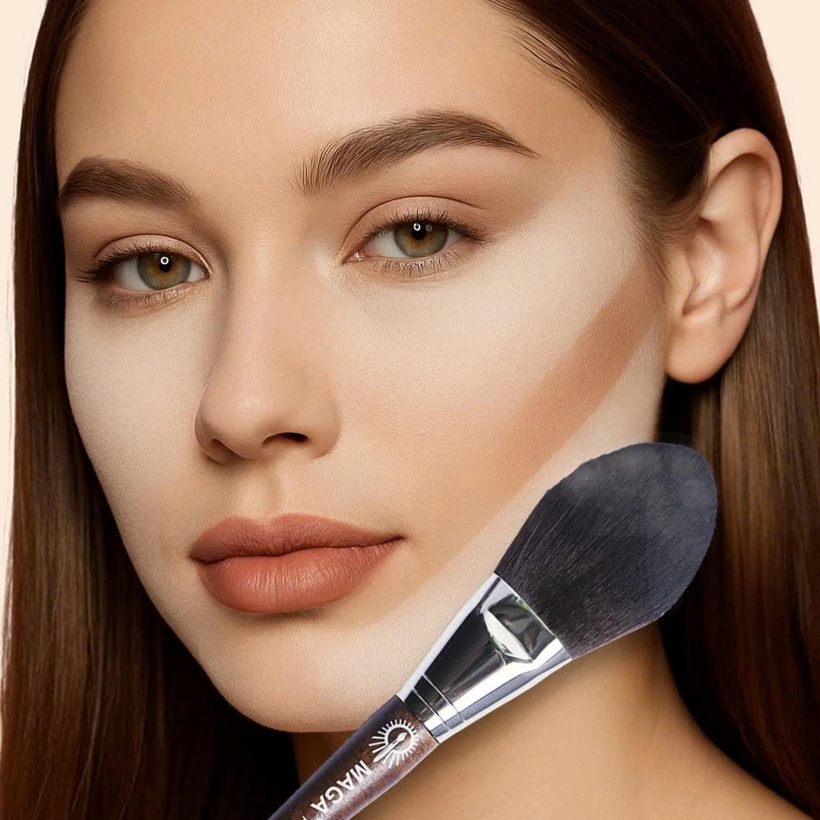 Cọ Phủ Phấn Nén Phấn bột MAGA Powder Brush MAP05