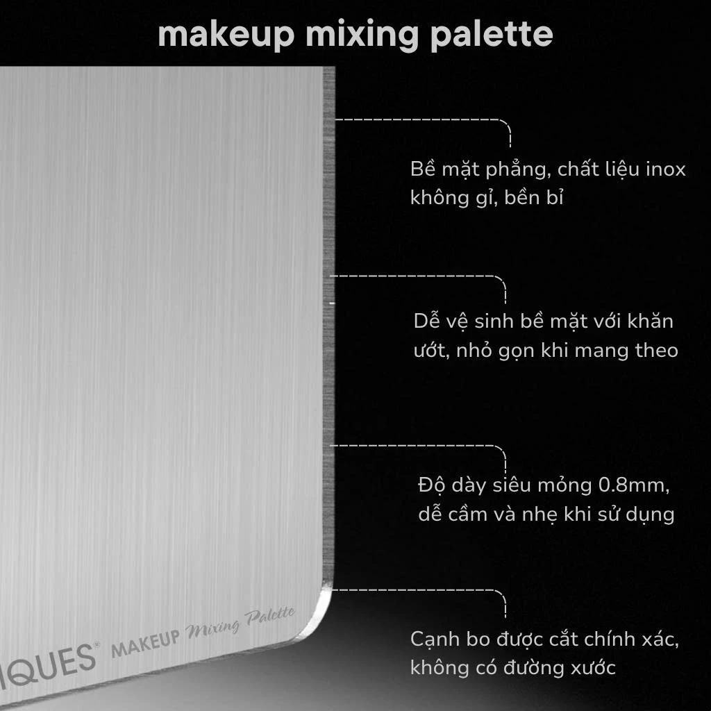 Bảng Trộn Kem Nền Cao Cấp Có Tay Cầm Chuyên Nghiệp RT Real Techniques Makeup Mixing Palette RTB004