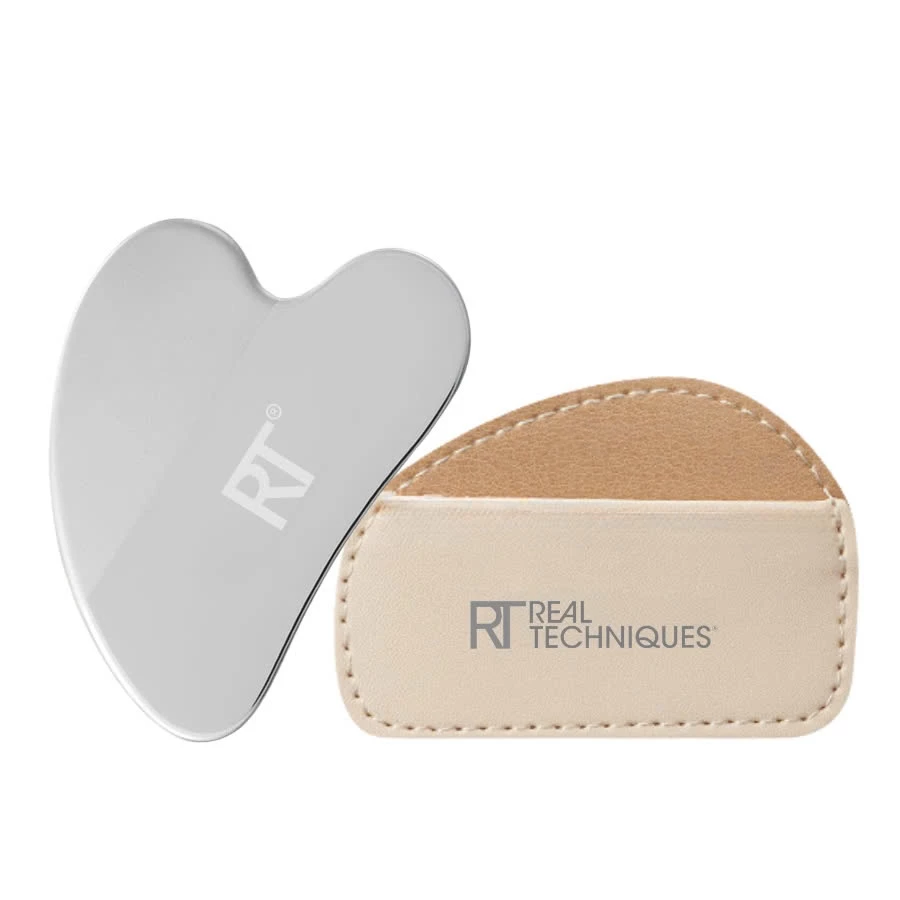 Thanh trải nền trái tim RT Real Techniques Silver Curved Makeup Spatula RTB007