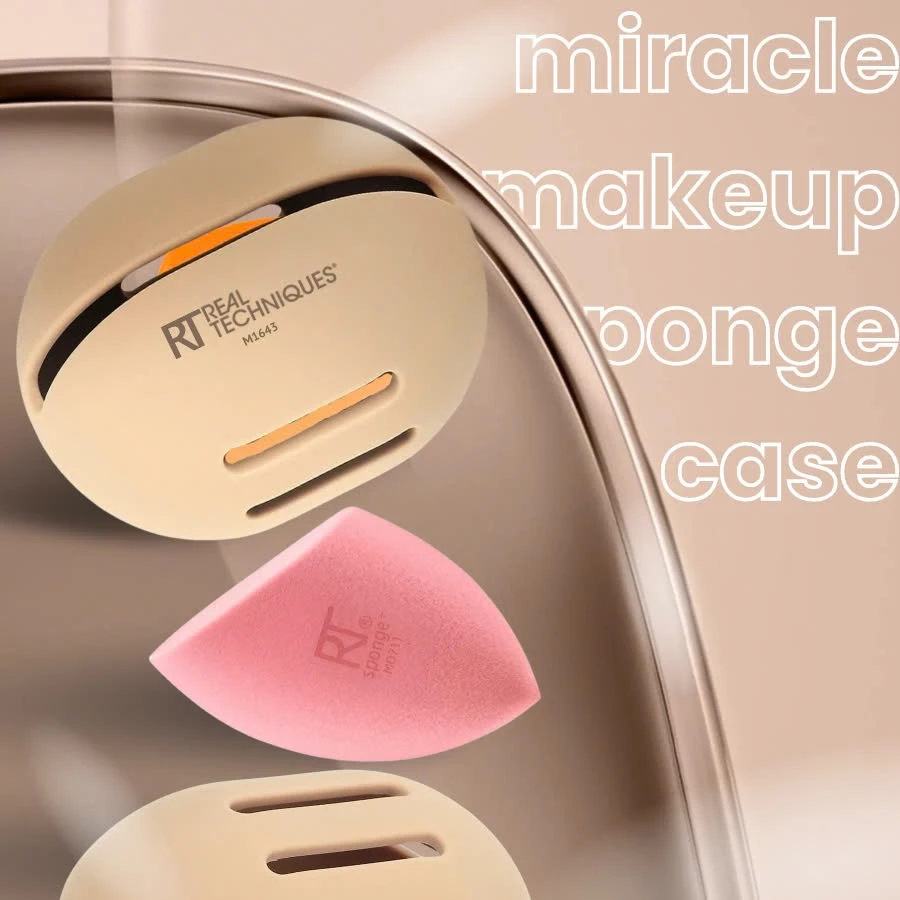 Hộp đựng mút và bảo vệ mút RT Real Techniques Makeup Holder Powder Puff Storage cực yêu RTH001