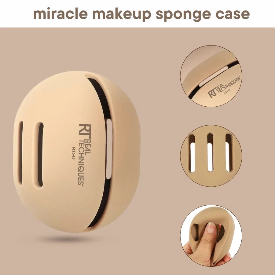 Hộp đựng mút và bảo vệ mút RT Real Techniques Makeup Holder Powder Puff Storage cực yêu RTH001