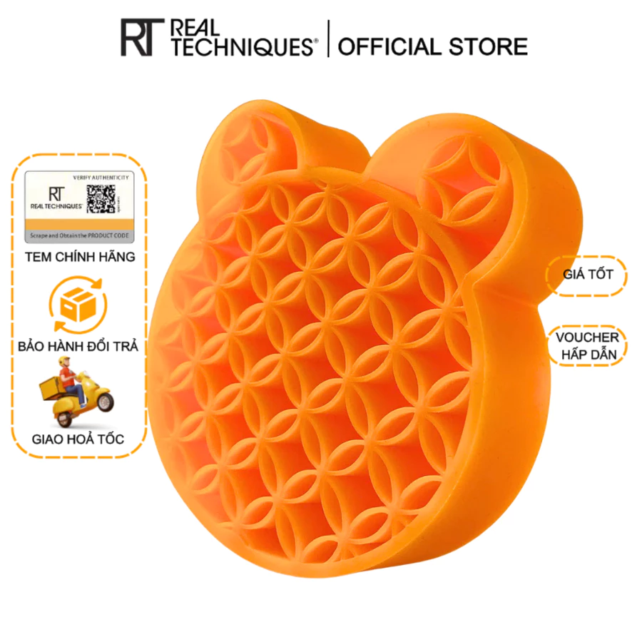 Giá Dựng Cọ Trang Điểm Và Phơi Cọ RT Real Techniques Silicone Makeup Brush Holder RTK001
