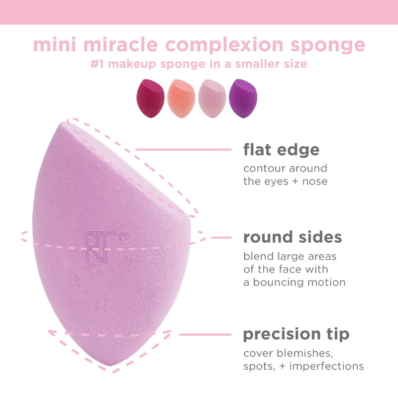 Mút Tán Nền Và Che Khuyết Điểm RT Real Techniques Miracle Concealer Complexion RTM501