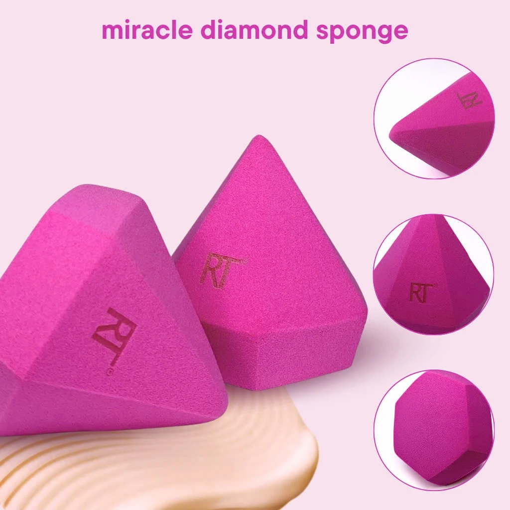 Mút Tán Nền Cao Cấp Nhiều Góc Cạnh RT Real Techniques Foundation Blender Makeup Sponge RTMU06