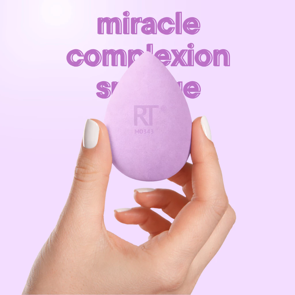 Bông Giọt Nước Che Khuyết Điểm Mini Pro RT Real Techniques Miracle Complexion Sponge Tím Size S RTMU08