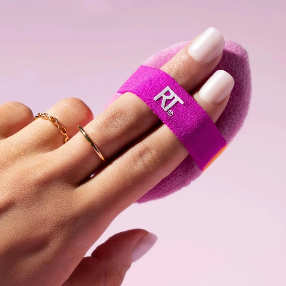 Bông tán nền lỏng và phấn hai mặt RT Real Techniques Miracle 2 In 1 Powder Puff 0090