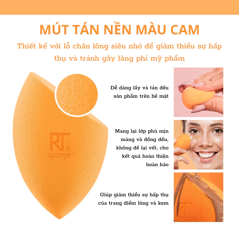 Bộ Cọ RT Real Techniques kèm mút Limited Edition Starlite Nights Brush 0107