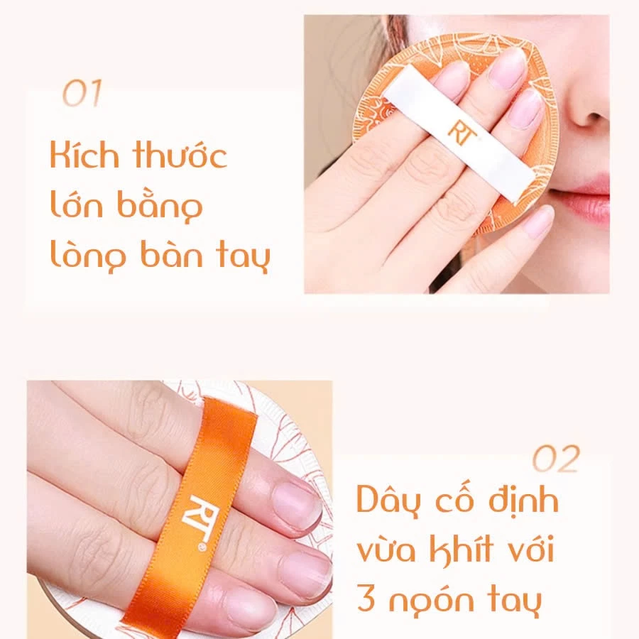 Mút tán nền mềm mại RT Real Techniques Marshmallow White Miracle Complexion 01890