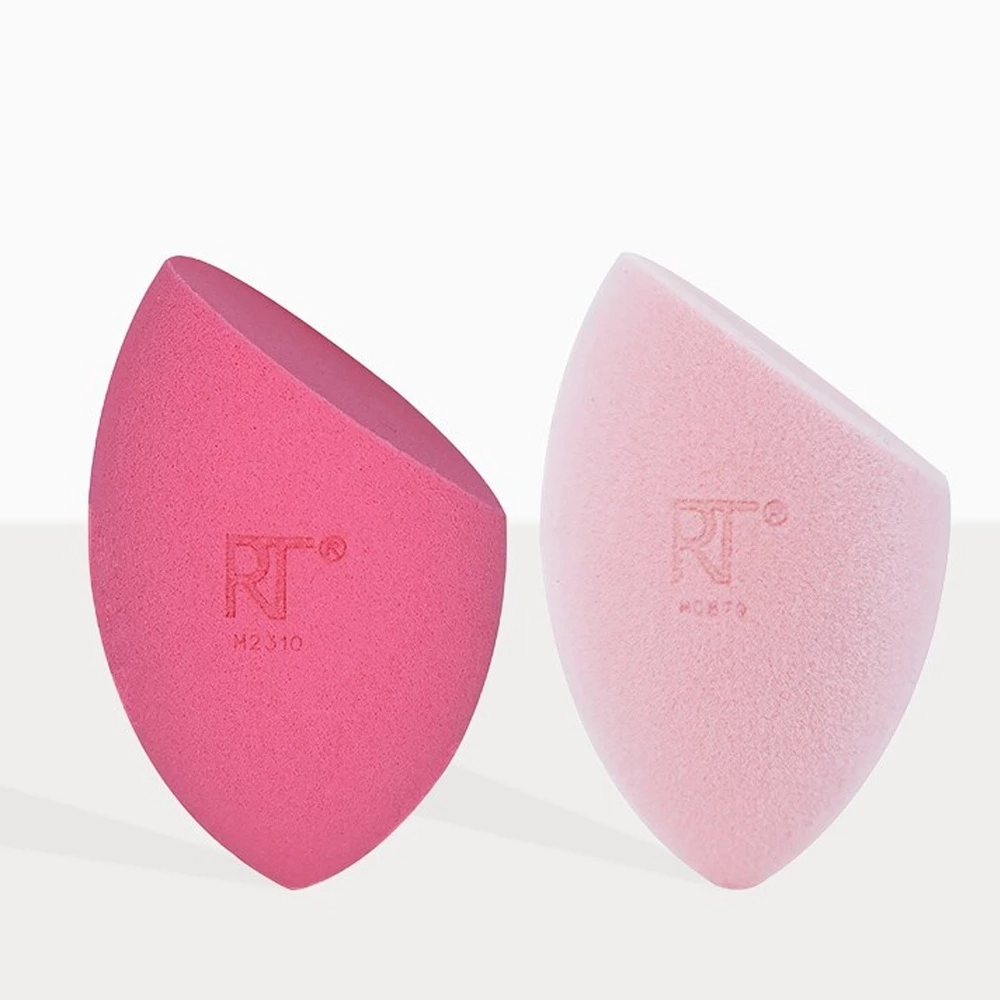 Set 2 Bông Mút Nền và Phủ Màu Hồng Real Techniques Miracle Powder Sponge For Liquid + Powder mask 04157
