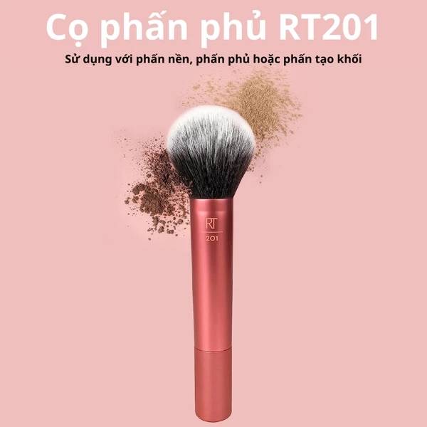 Cọ phủ phấn RT Real Techniques Powder Brush Mẫu Mới 01401