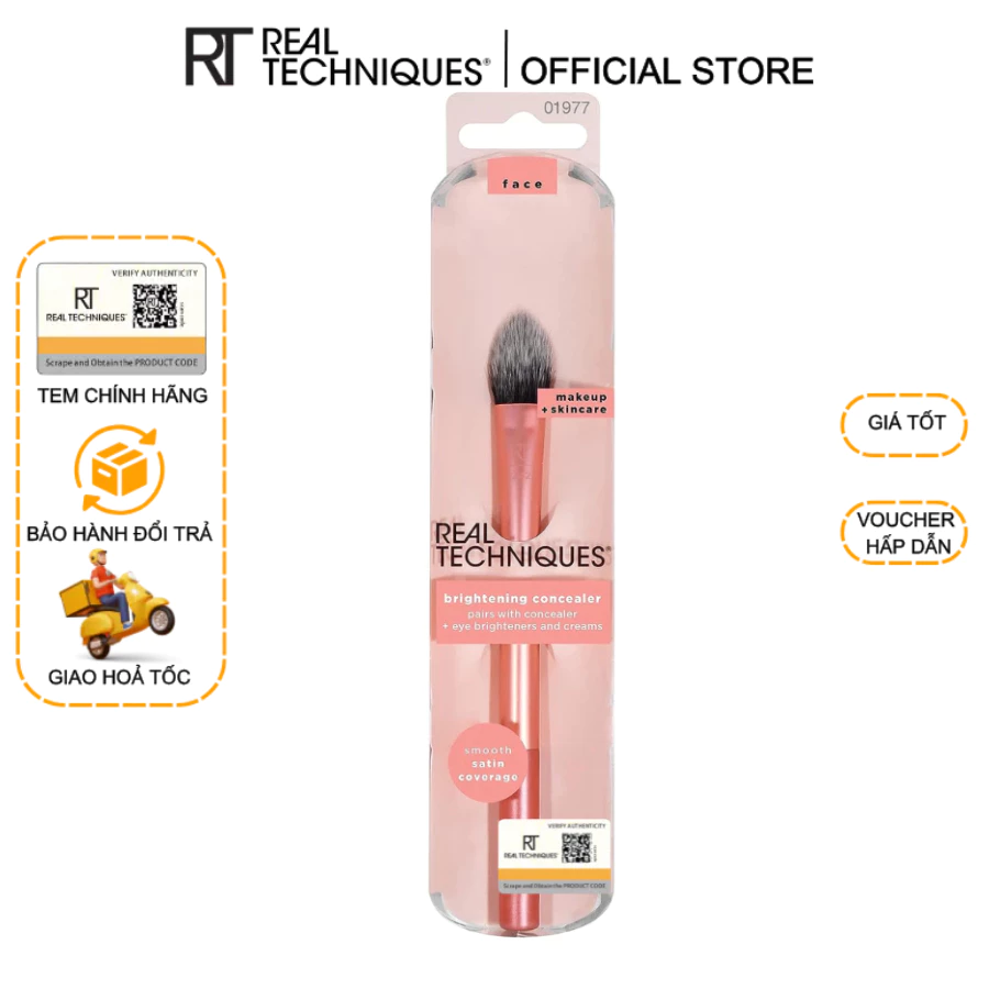 Cọ che khuyết điểm bắt sáng RT Real Techniques Brightening Concealer mã loại 01977