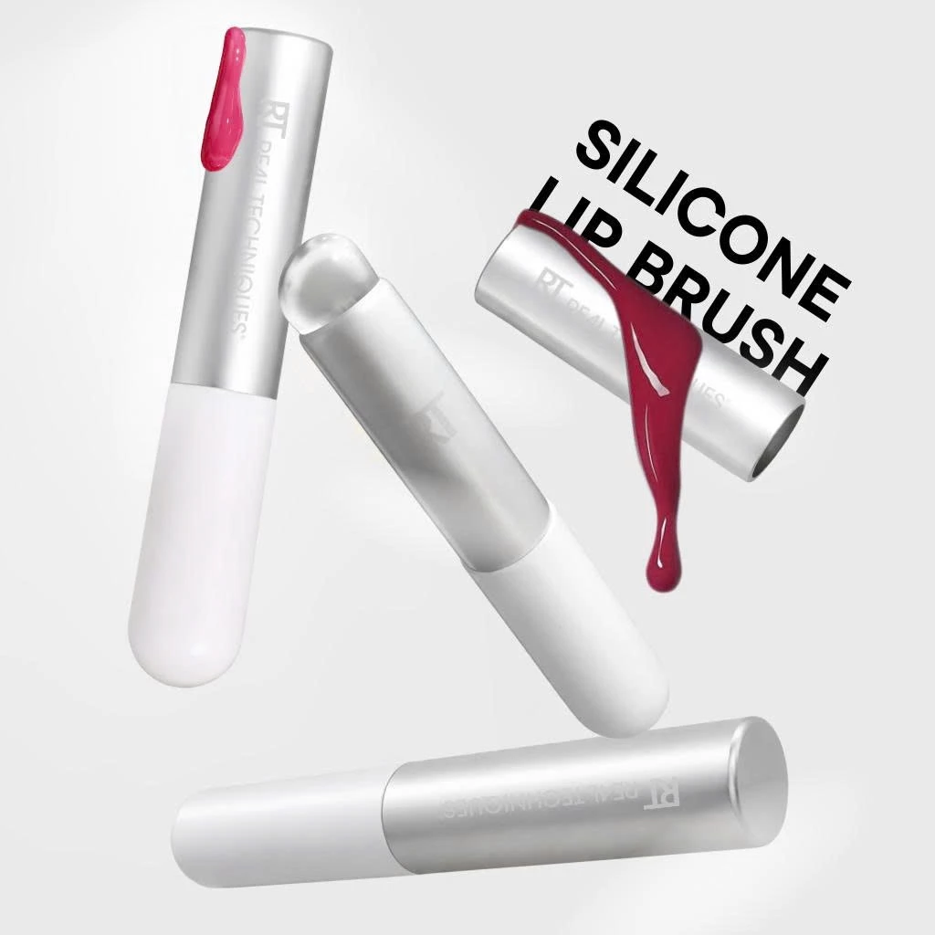 Cọ Tán Son Môi Silicone Có Nắp Đậy RT Real Techniques Silicone lip brush 622 Cọ Trang Điểm Môi Không Lộ Vân, Dễ Vệ Sinh
