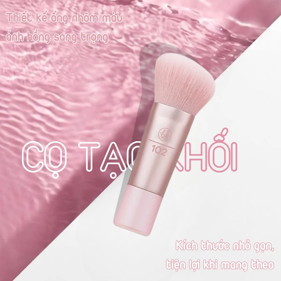 Cọ tạo khối tán nền má kem dễ xài BH COSMETICS Sculpting BH102